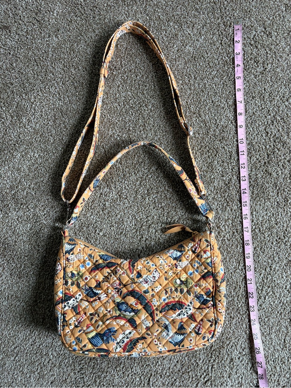 Vera Bradley Yellow Chicken Print Bag
